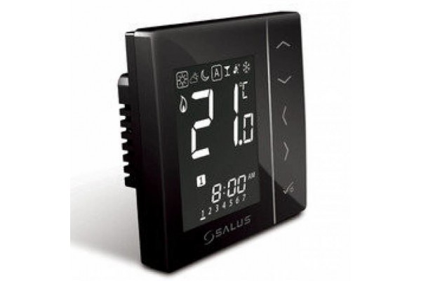 Salus VS10BRF Черный Терморегулятор беспроводной, программируемый Zigbee