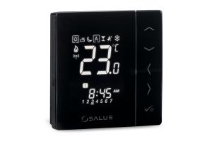 Salus VS10BRF Черный Терморегулятор беспроводной, программируемый Zigbee