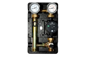 Насосная группа Meibes MK DN 25 (1) с насосом Grundfos UPM3 Hybrid 25-70 со смесителем подающая линия-справа