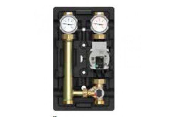 Насосная группа Meibes MK DN 25 (1) с насосом Grundfos UPM3 Hybrid 25-70 со смесителем подающая линия-слева