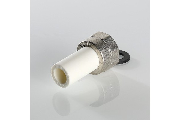 Штуцер Valtec PPR с накидной гайкой вн. р. 25х1, VTp.722.0.02506