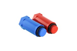 Valtec Комплект длинных полипропиленовых пробок с резьбой 1/2 красная синяя, компл, VTp.792.M.04