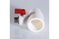 Тройник Valtec коллекторный PPR с шаровым краном, 40мм х 1/2 нар. конус, VTp.781.0.04004