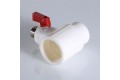 Тройник Valtec коллекторный PPR с шаровым краном, 40мм х 1/2 нар. конус, VTp.781.0.04004