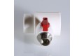Тройник Valtec коллекторный PPR с шаровым краном, 40мм х 3/4 нар. евроконус, VTp.781.0.04005
