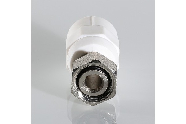 Соединитель PPR Valtec с накидной гайкой 20 х 1/2 конус, VTp.708.K.02004