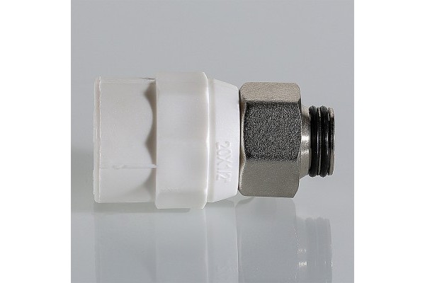 Соединитель PPR Valtec с накидной гайкой 20 х 1/2 конус, VTp.708.K.02004