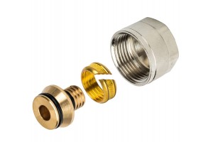STOUT Переходник компрессионный (евроконус) 16x3/4 В. (2.0мм) PEX/Pert/AL