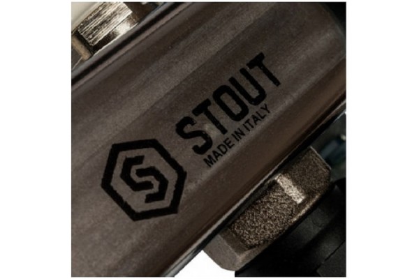 STOUT Коллектор из нержавеющей стали с расходомерами, с клапаном вып. воздуха и сливом 12 вых.