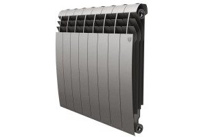 Биметаллический радиатор Royal Thermo Biliner Satin Silver 500/8 секций, НС-1176319