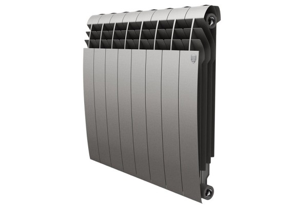 Биметаллический радиатор Royal Thermo Biliner Satin Silver 500/8 секций, НС-1176319
