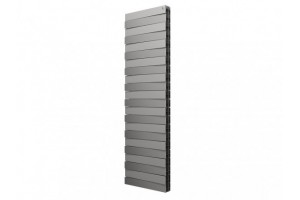 Биметаллический радиатор Royal Thermo PianoForte Tower Silver Satin 22 секции, НС-1176350