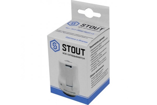 STOUT Головка термостатическая, жидкостная M30x1,5