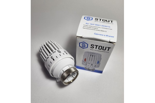 STOUT Головка термостатическая, газовая M30x1,5