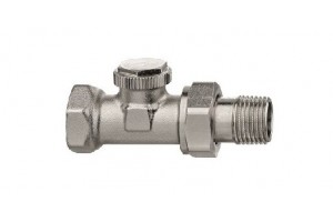 Вентиль отсекающий Elsen PN 1/2х1/2 ВН с боковой подводкой никелированный EVR07.3411