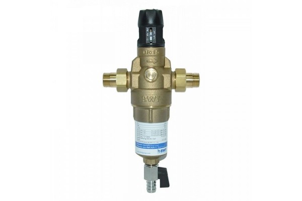 BWT Protector mini H/R HWS 1/2 фильтр механической очистки горячей воды с редуктором давления, 810560