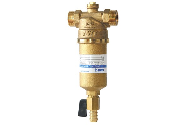BWT Protector mini H/R 3/4 фильтр механической очистки горячей воды, 810507