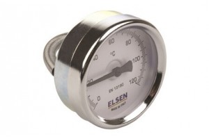 Термометр ELSEN от 0 до +120℃ 1/2 накладной, ET63.00