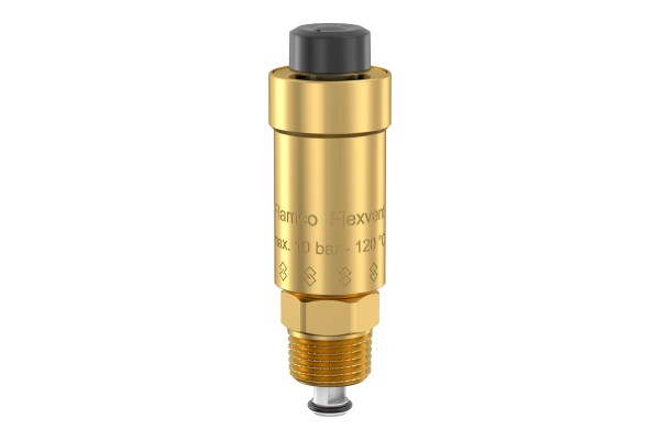 Воздухоотводчик Flamco Flexvent 1/2 с отсекающим клапаном, 89000