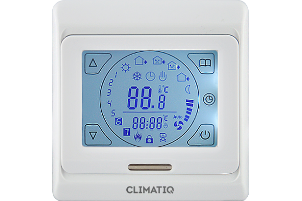 Терморегулятор для теплого пола CLIMATIQ ST белый