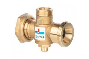 STOUT Термостатический смесительный клапан G 11/2M-G 11/2F-G 1M   60°С