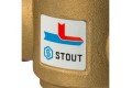 STOUT Термостатический смесительный клапан G 1 1/4 НР  60°С