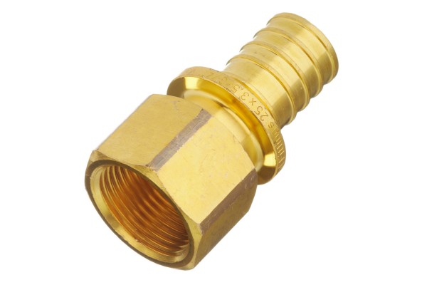 Elsen Переходник 25x1 В. аксиальный PEX, латунь