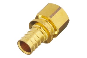 Elsen Переходник 25x1 В. аксиальный PEX, латунь