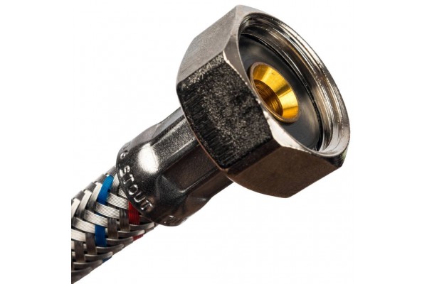 STOUT Гибкая подводка для воды  M 10 (18мм) х ВР 1/2,  длина 500 мм