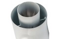 STOUT Элемент дымохода отвод коаксиальный 90°  DN60/100, п/м уплотнения и хомут в комплекте (с логотипом)