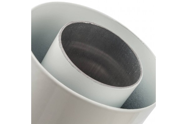 STOUT Элемент дымохода  конденсатосборник горизонт.  DN60/100, п/м уплотнения в компл. с лого.