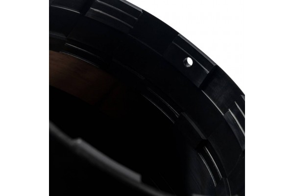 STOUT Элемент дымохода адаптер пластиковый DN101/133, для гермитизации терминала при проходе через крышу