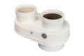 STOUT Элемент дымохода DN80/80 адаптер для подкл. разд. труб (совместимый  Baxi ) PP-Ryton