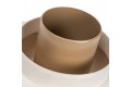 STOUT Элемент дымохода DN80/80 адаптер для подкл. разд. труб (совместимый  Vaillant,Ptotherm New ) PP-Ryton