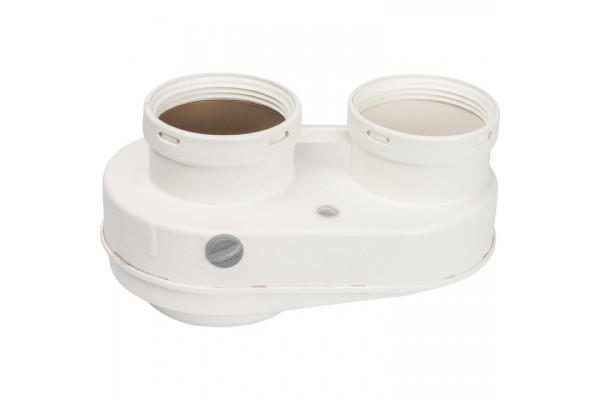 STOUT Элемент дымохода DN80/80 адаптер для подкл. разд. труб (совместимый  Protherm (фланец ) PP-Ryton