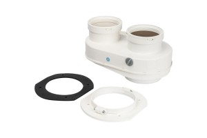 STOUT Элемент дымохода DN80/80 адаптер для подкл. разд. труб (совместимый  Protherm (фланец ) PP-Ryton