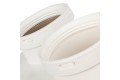 STOUT Элемент дымохода DN80/80 адаптер для подкл. разд. труб (совместимый  Bosch (фланец ) PP-Ryton