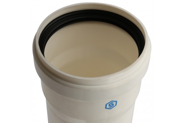 STOUT Элемент дымохода конденсац. труба  1000 мм DN80 м/п PP-FE