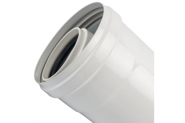 STOUT Элемент дымохода конденсац. труба  250 мм DN60/100 м/п PP-FE