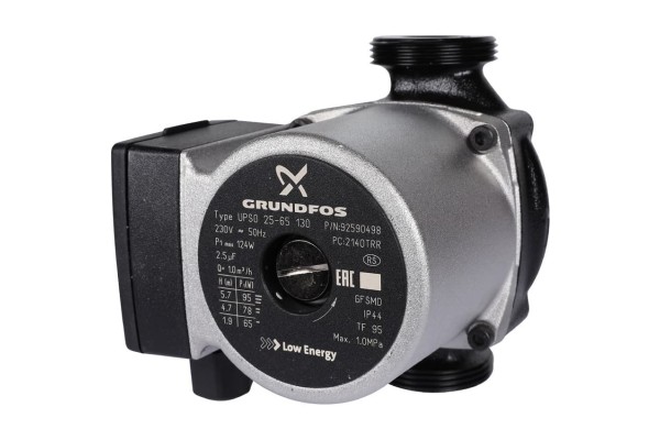 STOUT Насосно-смесительный узел с термостатическим клапаном; Grundfos UPSO 25-65 130