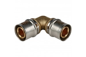 STOUT Угольник  90° 26х26 для металлопластиковых труб прессовой