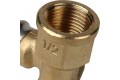 STOUT Угольник настенный с креплением короткий 1/2х16 для металлопластиковых труб прессовой