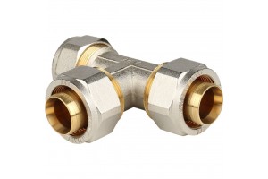 STOUT Тройник равнопроходный 32x32x32 для металлопластиковых труб винтовой