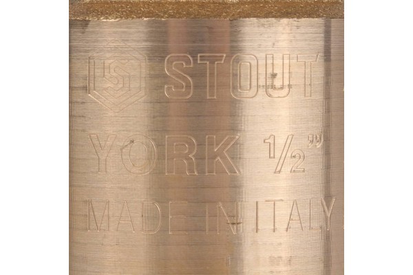 STOUT 1/2 Клапан обратный пружинный муфтовый с пластиковым седлом