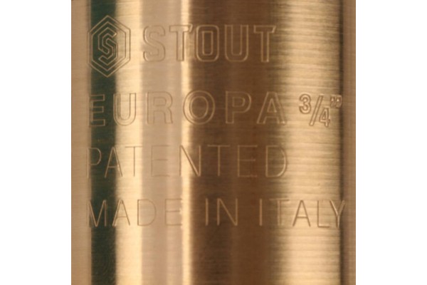 STOUT 3/4 Клапан обратный пружинный муфтовый с металлическим седлом
