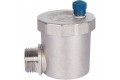 STOUT Воздухоотводчик автоматический вертикальный выпуск, угл.подкл. нар.р. 1/2 никель.