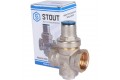 STOUT Редуктор давления PN16 вн/вн 3/4 без подкл. манометра