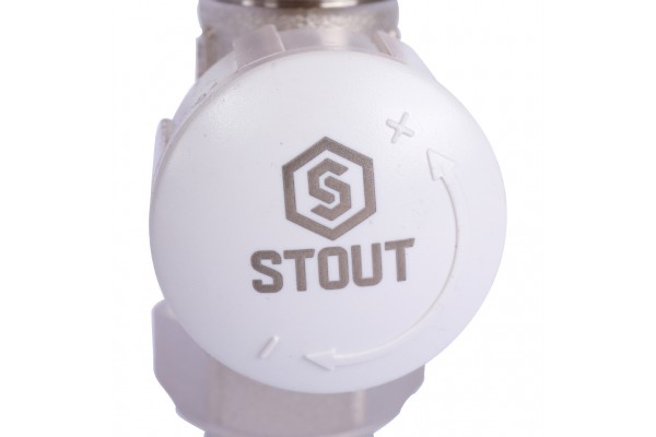 STOUT Клапан термостатический прямой, 1/2 х 3/4ЕК
