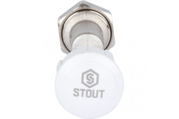 STOUT Клапан термостатический осевой, 1/2 х 3/4ЕК