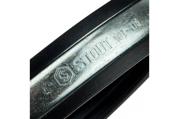 STOUT Хомут для труб с гайкой 4(107-116)